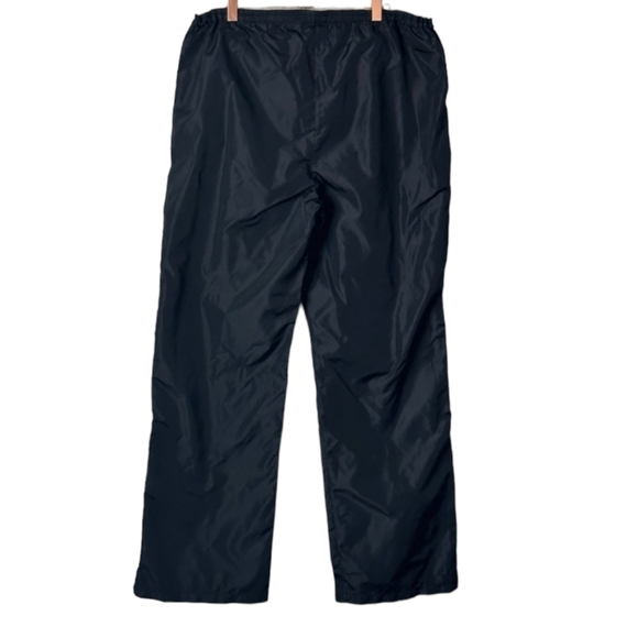 NIKE x VINTAGE made in Taiwan warmup pants XL black drawstring ankle zipper - Picture 2 of 10